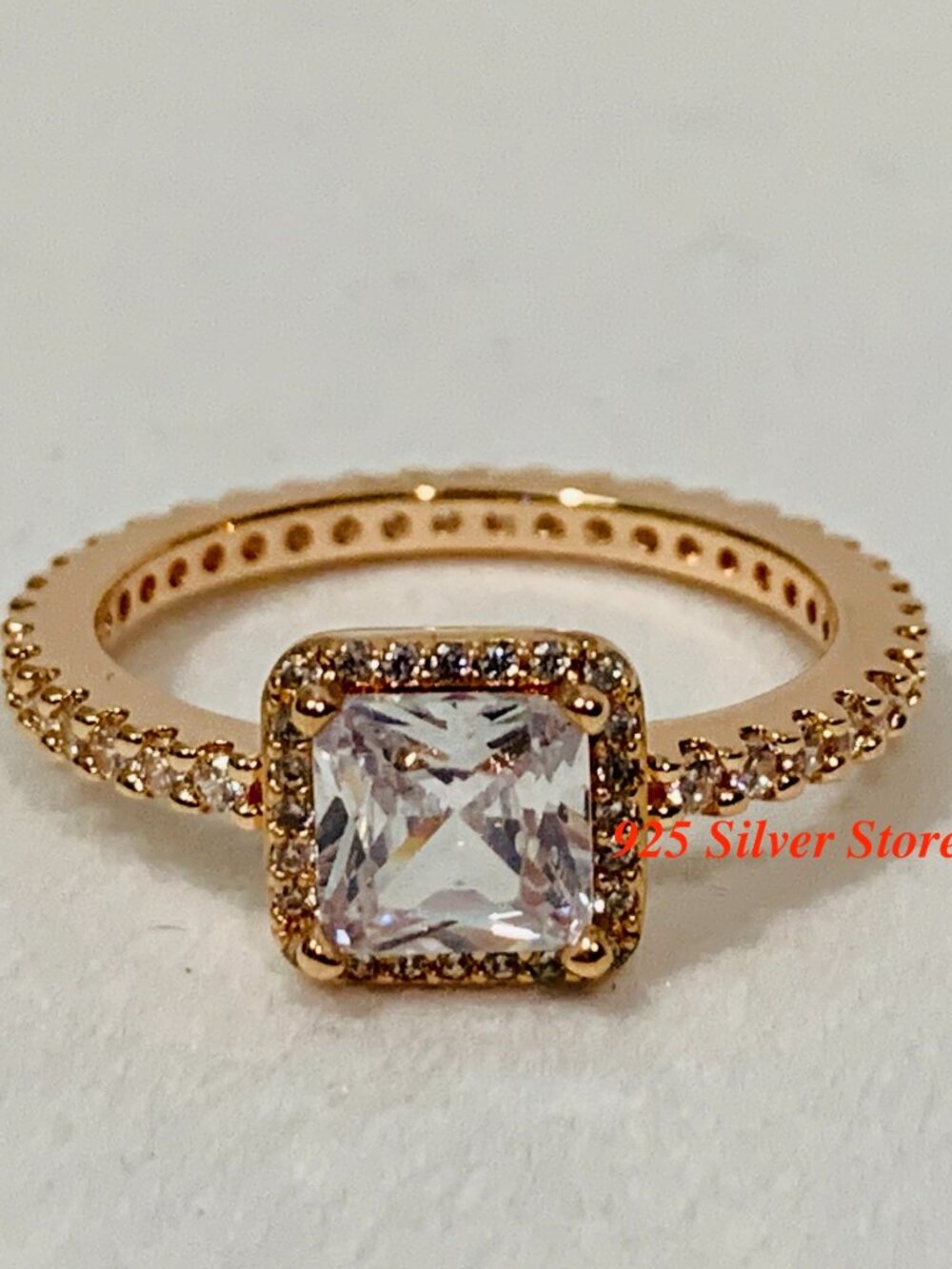 NEW PANDORA Rose Gold Ring Timeless Elegance 180947CZ